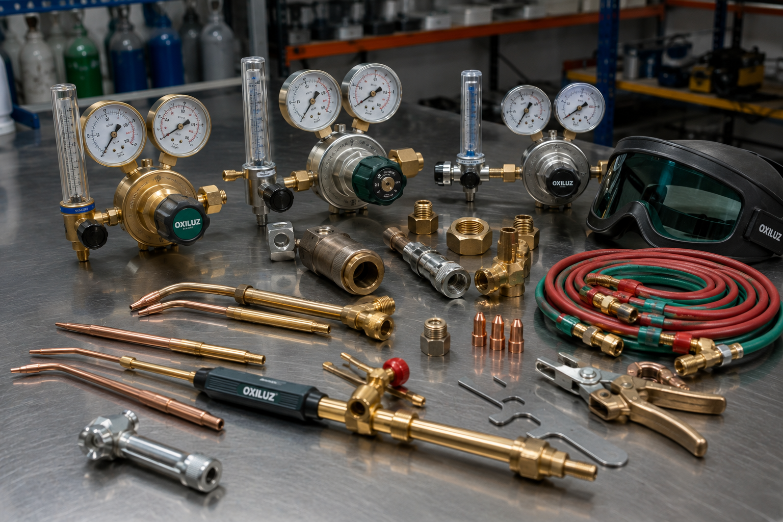 Accesorios industriales para gases de alta presión OXILUZ