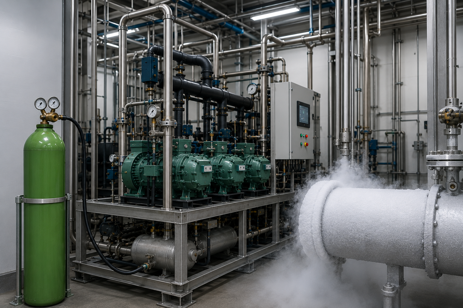 CO2 para conservación de alimentos y refrigeración industrial Colombia