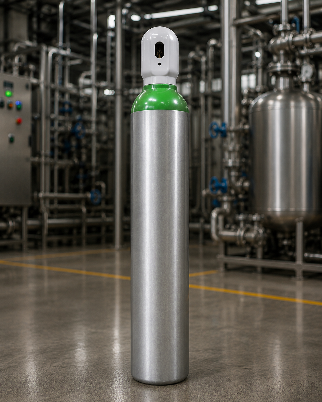 Cilindros de mezclas especiales de gases industriales OXILUZ — Neiva, Huila, Colombia