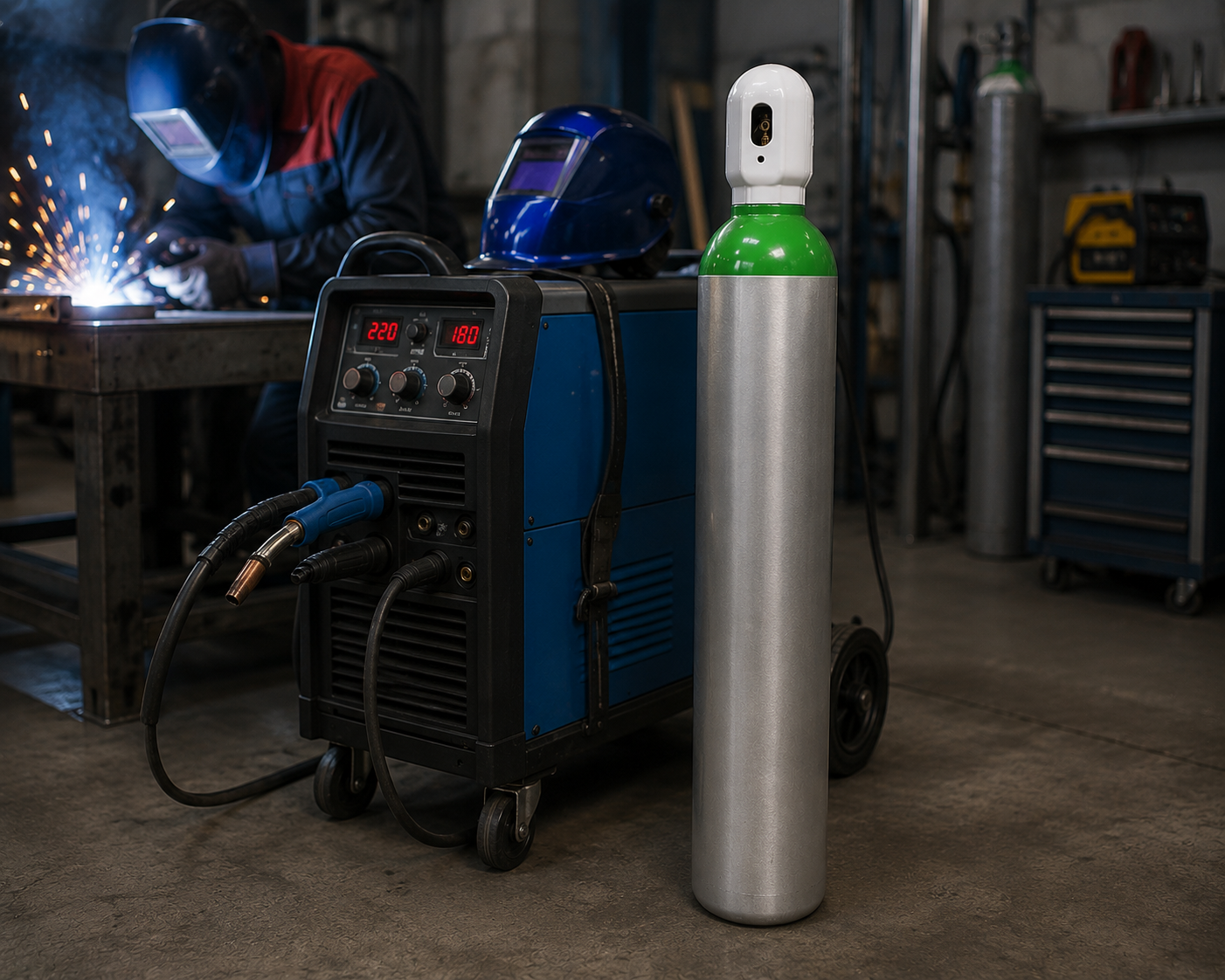 Soldadura MIG con mezcla argón CO2 — talleres metalmecánicos Neiva Huila Colombia