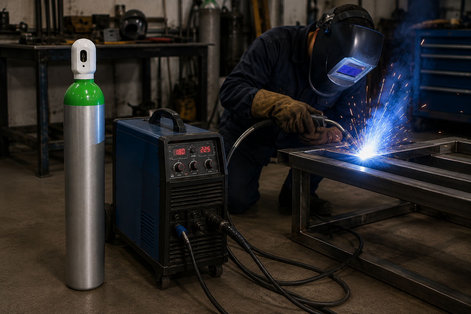 Proceso de soldadura TIG especial con mezcla helio oxígeno — Colombia