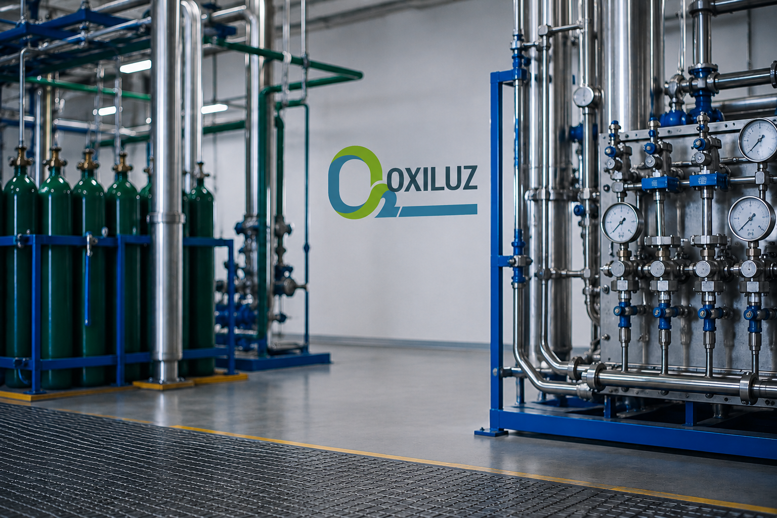 Cilindros de oxígeno industrial OXILUZ S.A.S. — distribución en Neiva, Huila